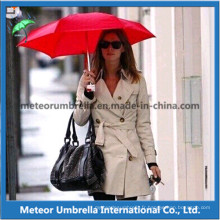 Articles promotionnels pour cadeaux en plein air Polyester Folding Sun et Rain Women Umbrella